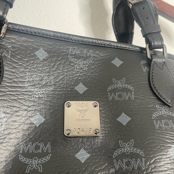 MCM Large Visetos Black Tote - Picture 2 of 12